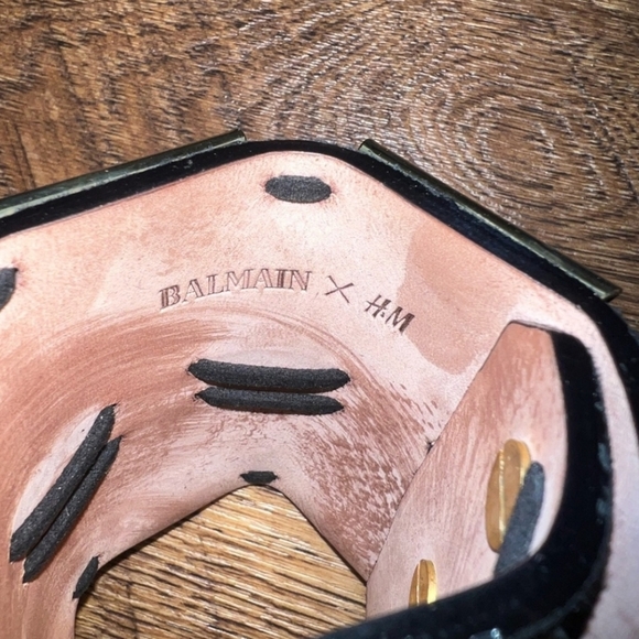 Balmain Paris x h&m gold mirror cuff - Picture 3 of 4